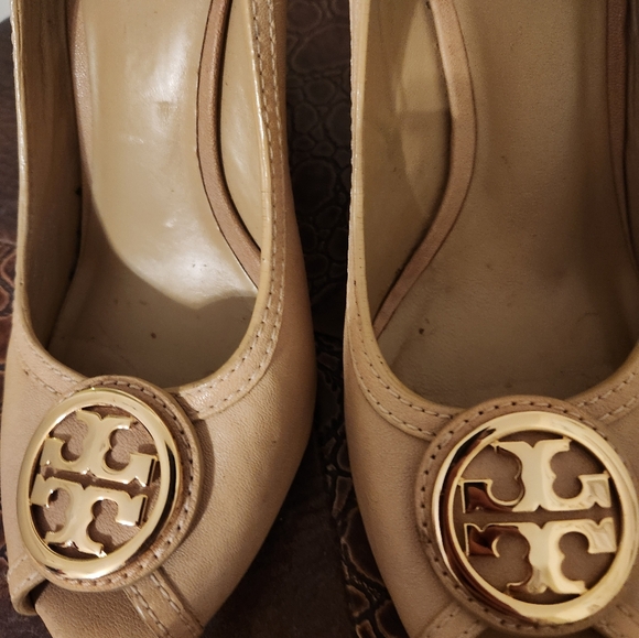 Tory burch wedge open toe - Picture 2 of 7
